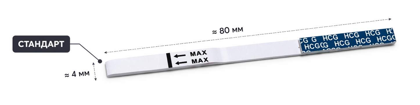 Тест на беременность в полосках "Стандарт"